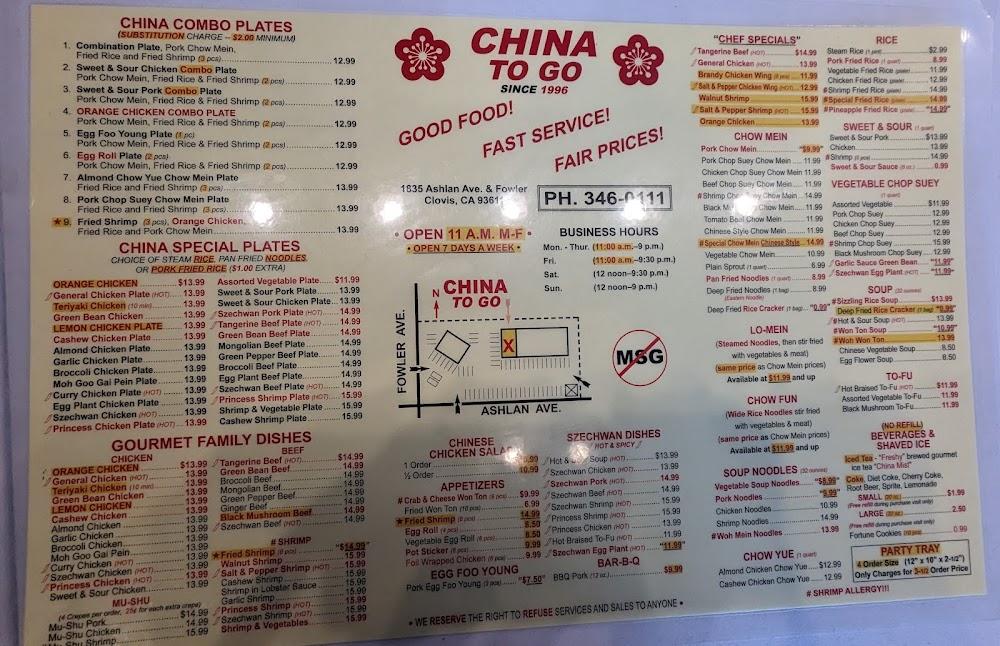 China To Go Menu image 4